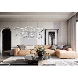 LAMPA WISZĄCA LED G002-CP CHROM