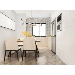 LAMPA WISZĄCA LED G001-CP ZŁOTA