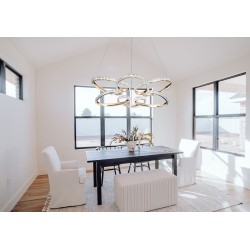 LAMPA WISZĄCA LED G001-CP ZŁOTA