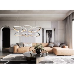 LAMPA WISZĄCA LED G001-CP ZŁOTA