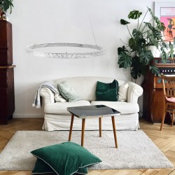 LAMPA WISZĄCA LED MS010-CP 59cm Chrom