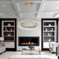 LAMPA WISZĄCA LED MS019-CP Różowe Złoto 60cm