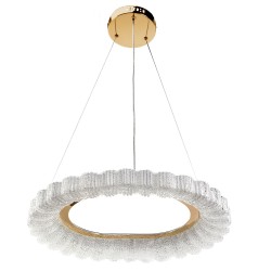 LAMPA WISZĄCA LED MS019-CP Różowe Złoto 60cm