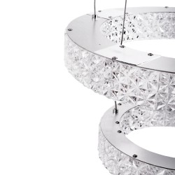 LAMPA WISZĄCA LED KRYSZTAŁOWA MS006-CP Chrom