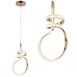 LAMPA WISZĄCA LED G071-CP ZŁOTA