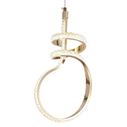 LAMPA WISZĄCA LED G071-CP ZŁOTA