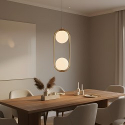 LAMPA SUFITOWA WISZĄCA G134-2CP GOLD