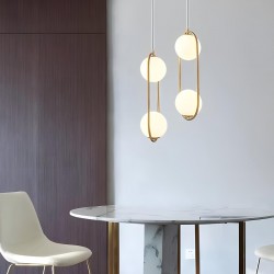 LAMPA SUFITOWA WISZĄCA G134-2CP GOLD