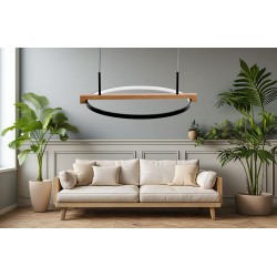 LAMPA LED WISZĄCA DREWNO APP1530-CP