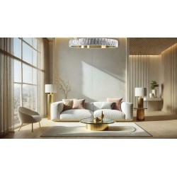 LAMPA WISZĄCA LED APP1506-C BRUSH GOLD