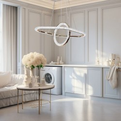 LAMPA WISZĄCA LED G034-CP ZŁOTA