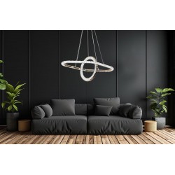 LAMPA WISZĄCA LED G034-CP ZŁOTA