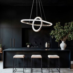 LAMPA WISZĄCA LED G034-CP ZŁOTA