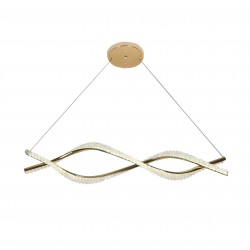 LAMPA WISZĄCA LED G033-CP ZŁOTA