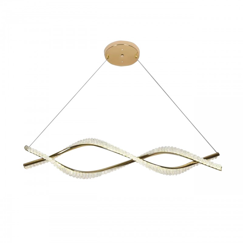 LAMPA WISZĄCA LED G033-CP ZŁOTA