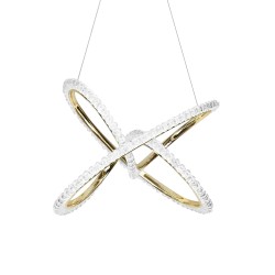 LAMPA WISZĄCA LED G035-CP ZŁOTA