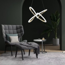 LAMPA WISZĄCA LED G035-CP ZŁOTA