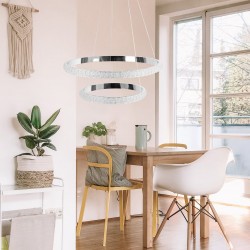 LAMPA WISZĄCA LED G046-2CP CHROME