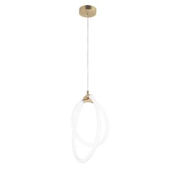 LAMPA WISZĄCA LED G019-CP ZŁOTA