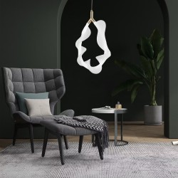 LAMPA WISZĄCA LED G013-1CP BIAŁY/ZŁOTY