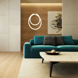 LAMPA WISZĄCA LED G021-CP Złota