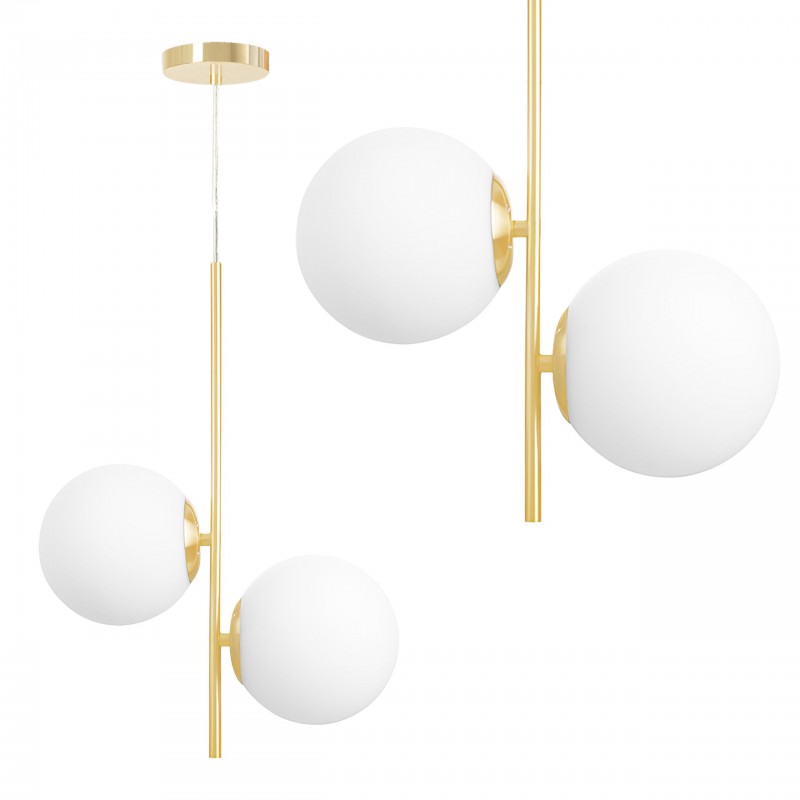 LAMPA SUFITOWA WISZĄCA Gold G118-2CP