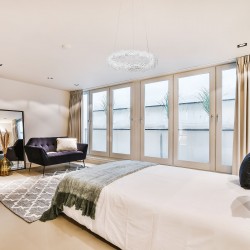 LAMPA WISZĄCA LED MS016-CP Chrom 47cm