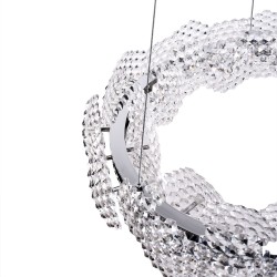 LAMPA WISZĄCA LED MS016-CP Chrom 47cm