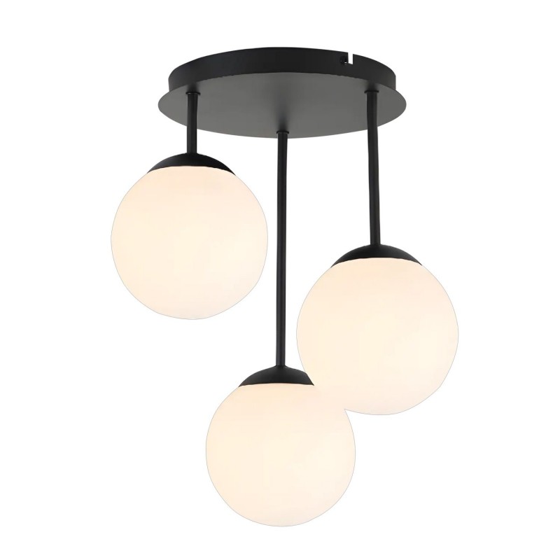 LAMPA SUFITOWA WISZĄCA APP1815-3CPR BLACK