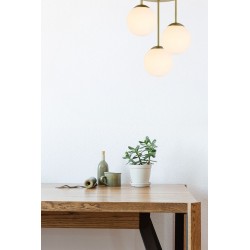 LAMPA SUFITOWA WISZĄCA APP1817-3CPR GOLD