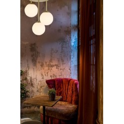 LAMPA SUFITOWA WISZĄCA APP1817-3CPR GOLD