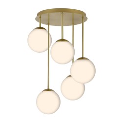 LAMPA SUFITOWA WISZĄCA APP1818-5CPR GOLD