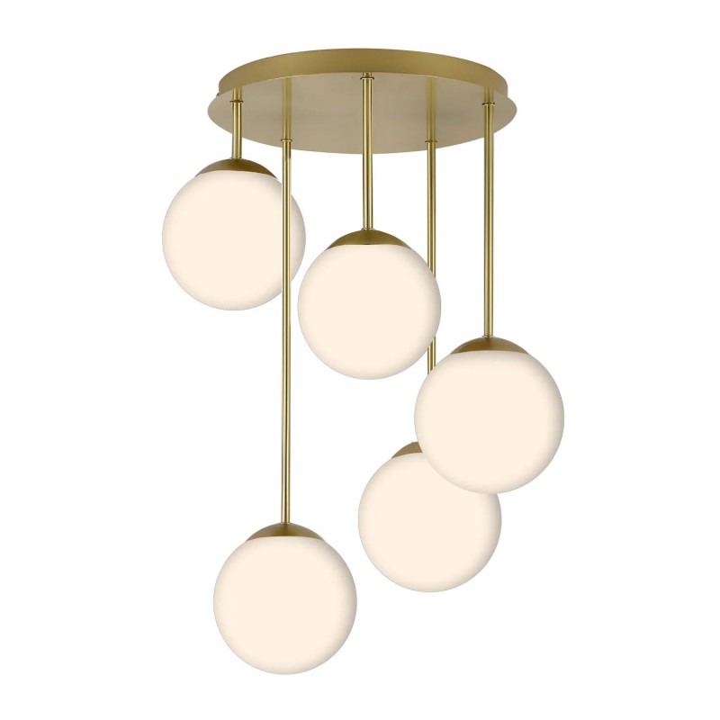 LAMPA SUFITOWA WISZĄCA APP1818-5CPR GOLD