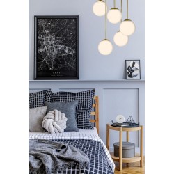 LAMPA SUFITOWA WISZĄCA APP1818-5CPR GOLD