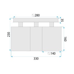 LAMPA SUFITOWA WISZĄCA APP1819-3CPR BLACK
