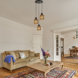 LAMPA SUFITOWA WISZĄCA APP1820-3CPR NATURE BLACK