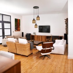 LAMPA SUFITOWA WISZĄCA APP1820-3CPR NATURE BLACK