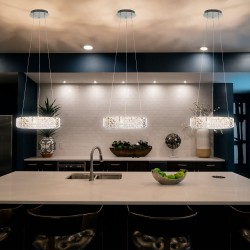 LAMPA WISZĄCA LED MS003-CP Chrom