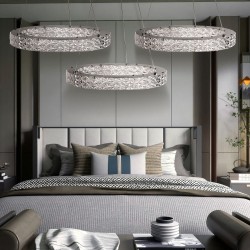 LAMPA WISZĄCA LED MS005-CP 50cm Chrom