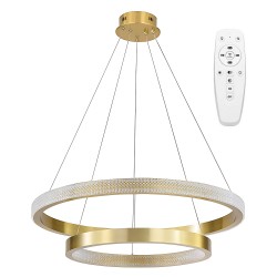 LAMPA SUFITOWA WISZĄCA LED APP1772-CP Złoto Szczotkowane