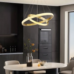 LAMPA SUFITOWA WISZĄCA LED APP1772-CP Złoto Szczotkowane