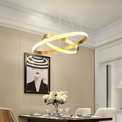 LAMPA SUFITOWA WISZĄCA LED APP1772-CP Złoto Szczotkowane