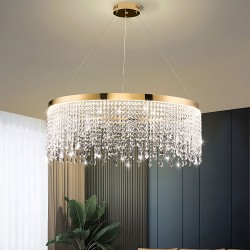 LAMPA SUFITOWA WISZĄCA LED APP1731-1CP Złota 60cm