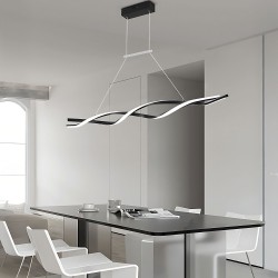 LAMPA SUFITOWA WISZĄCA LED LHJ020-CP CZARNA