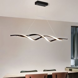 LAMPA SUFITOWA WISZĄCA LED LHJ020-CP CZARNA