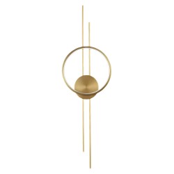 KINKIET ŚCIENNY LED APP1781-W ZŁOTY SZCZOTKOWANY