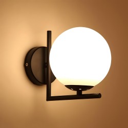 Kinkiet G101-1W Czarny Biały