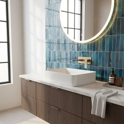 Bateria Umywalkowa Podtynkowa REA Joe Złota Szczotkowana