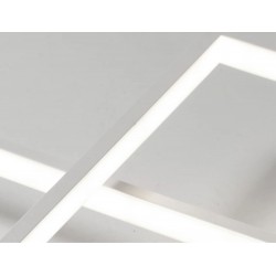 Lampa sufitowa nowoczesna LED + PILOT APP660 Biała