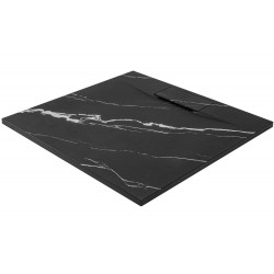 Brodzik prysznicowy Bazalt CARRARA BLACK 90x90